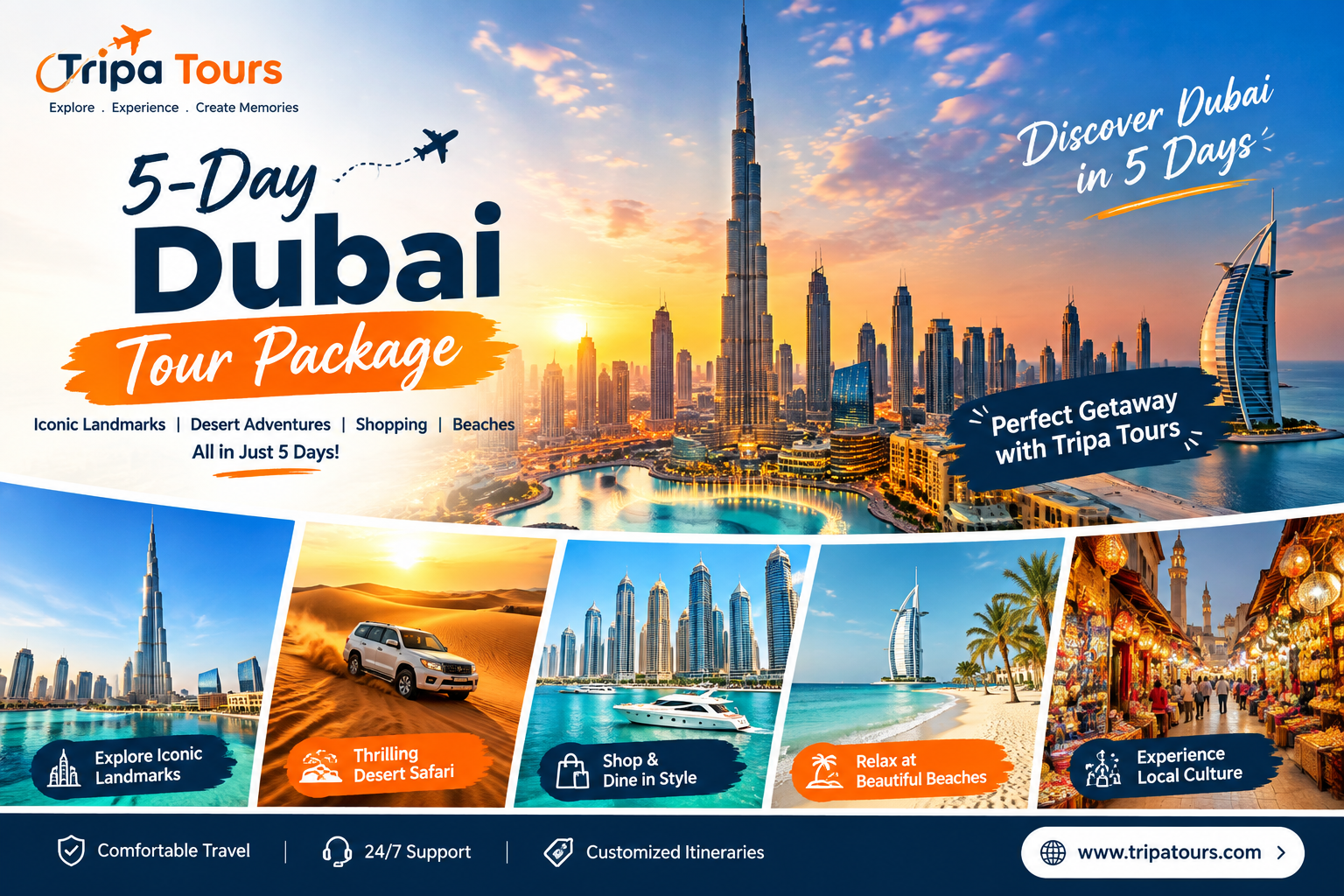 Exclusive 5 Day Dubai Tour Packages | Top Price & Perfect Deals
